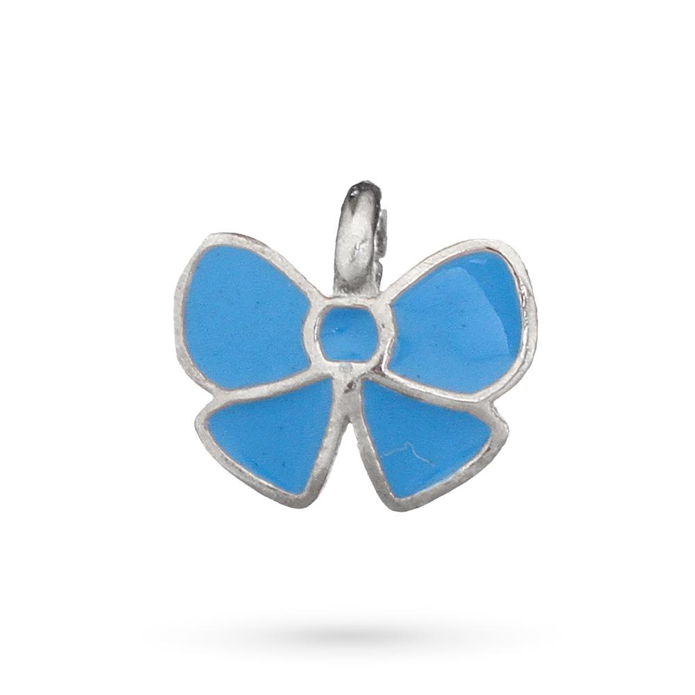 Ciondolo Fiocco Blu Dodo Mariani in argento 925 - DODO MARIANI