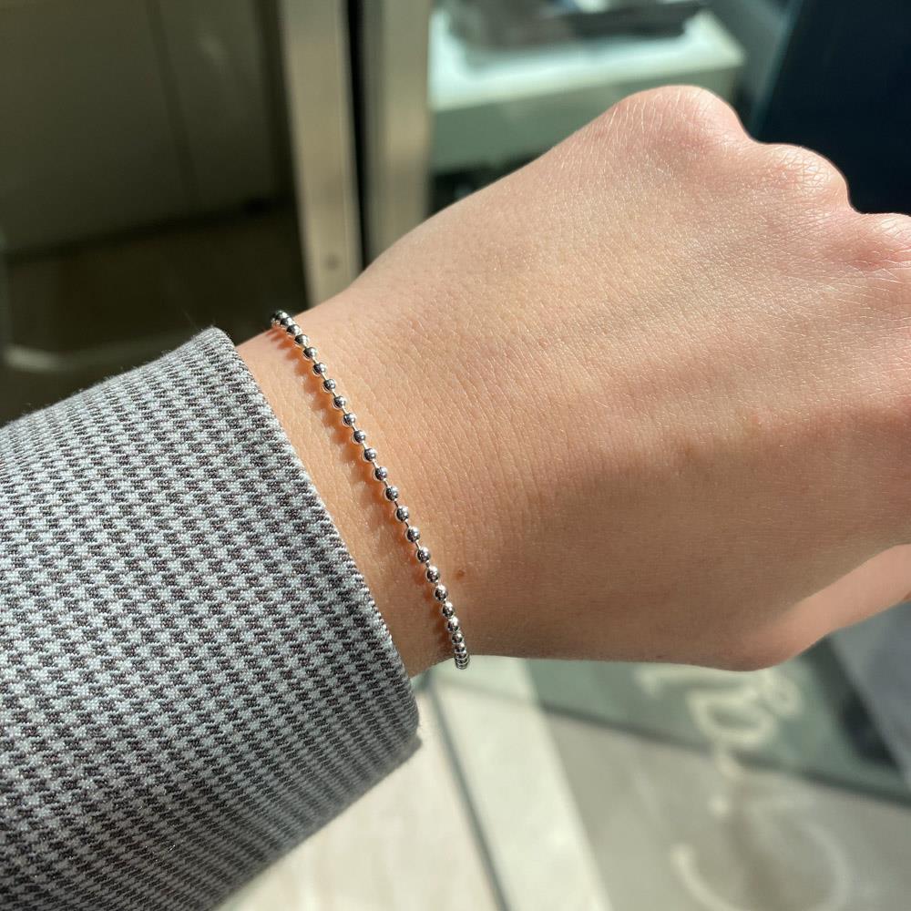  Dodo Mariani silver small dots bracelet 18cm - DODO MARIANI