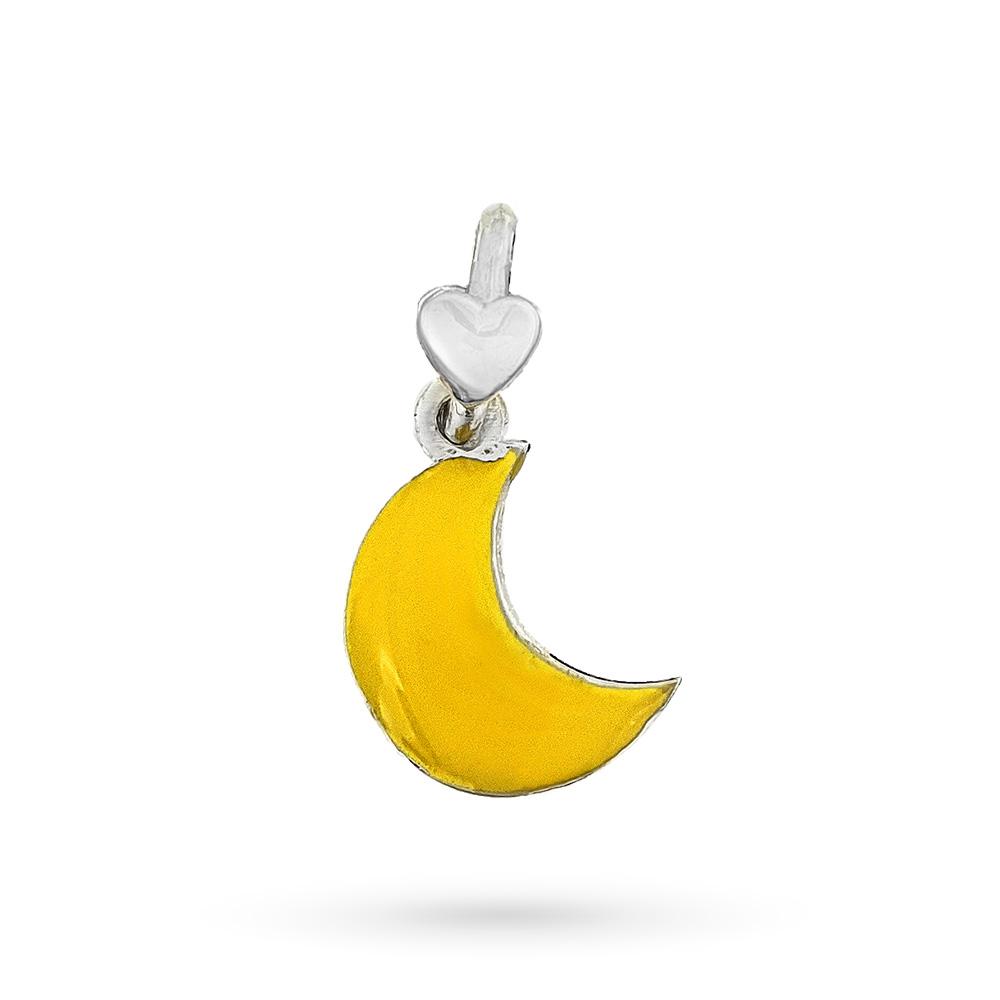 Dodo Mariani Yellow Moon Pendant silver - DODO MARIANI