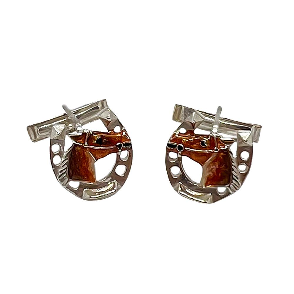 Cwell Equine Soggolo Per Cavallo In Pelle Marrone Con Cristalli - Forma A V, Taglia COB (38,1 Cm), Fodera Morbida, Accessorio Brillante Per Equitazione