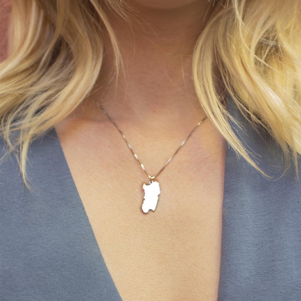  Ciondolo regione Sardegna in argento 925 - CICALA