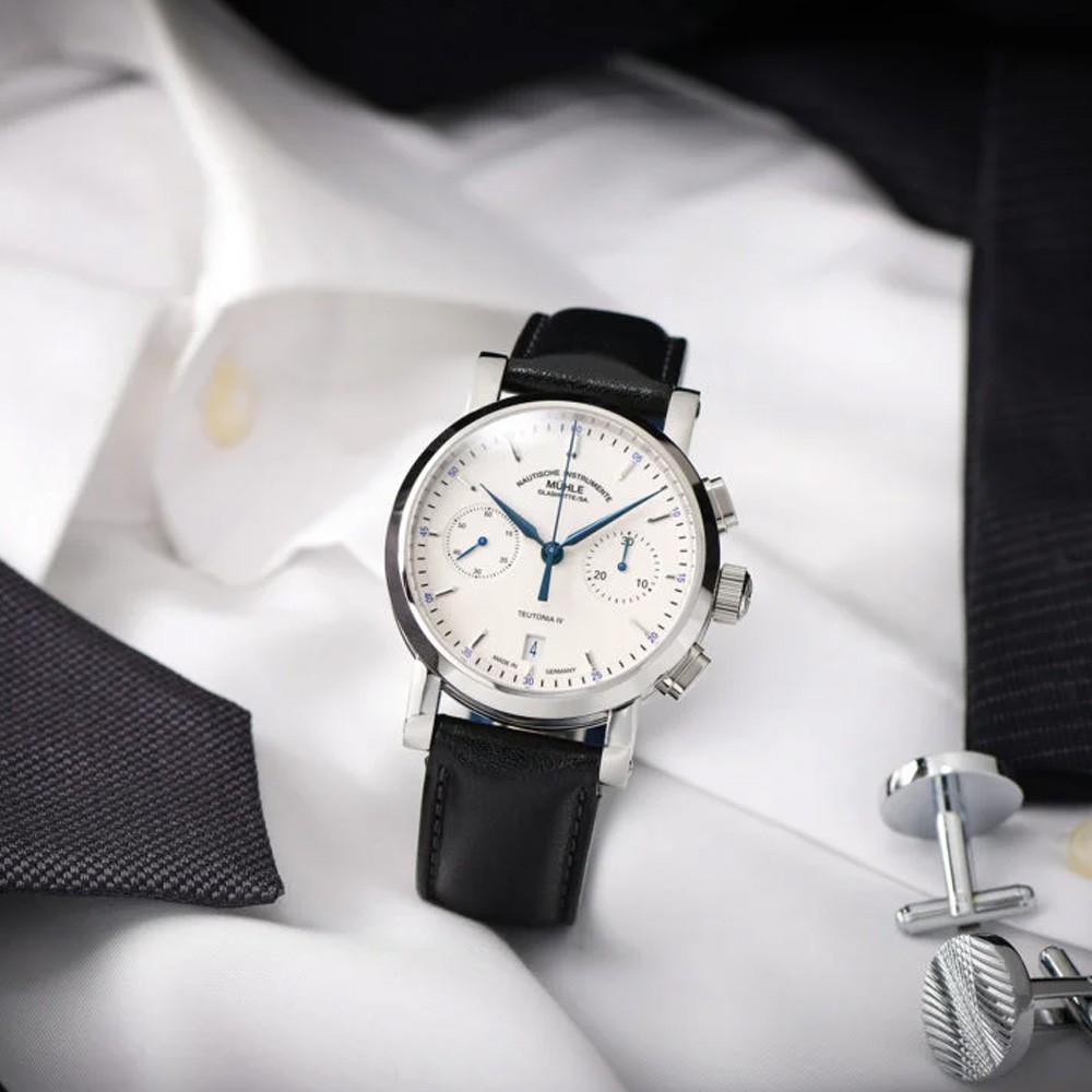  Muhle Glashutte Teutonia IV Chronograph M1-44-35-LB 39,0 mm - MUHLE-GLASHUTTE