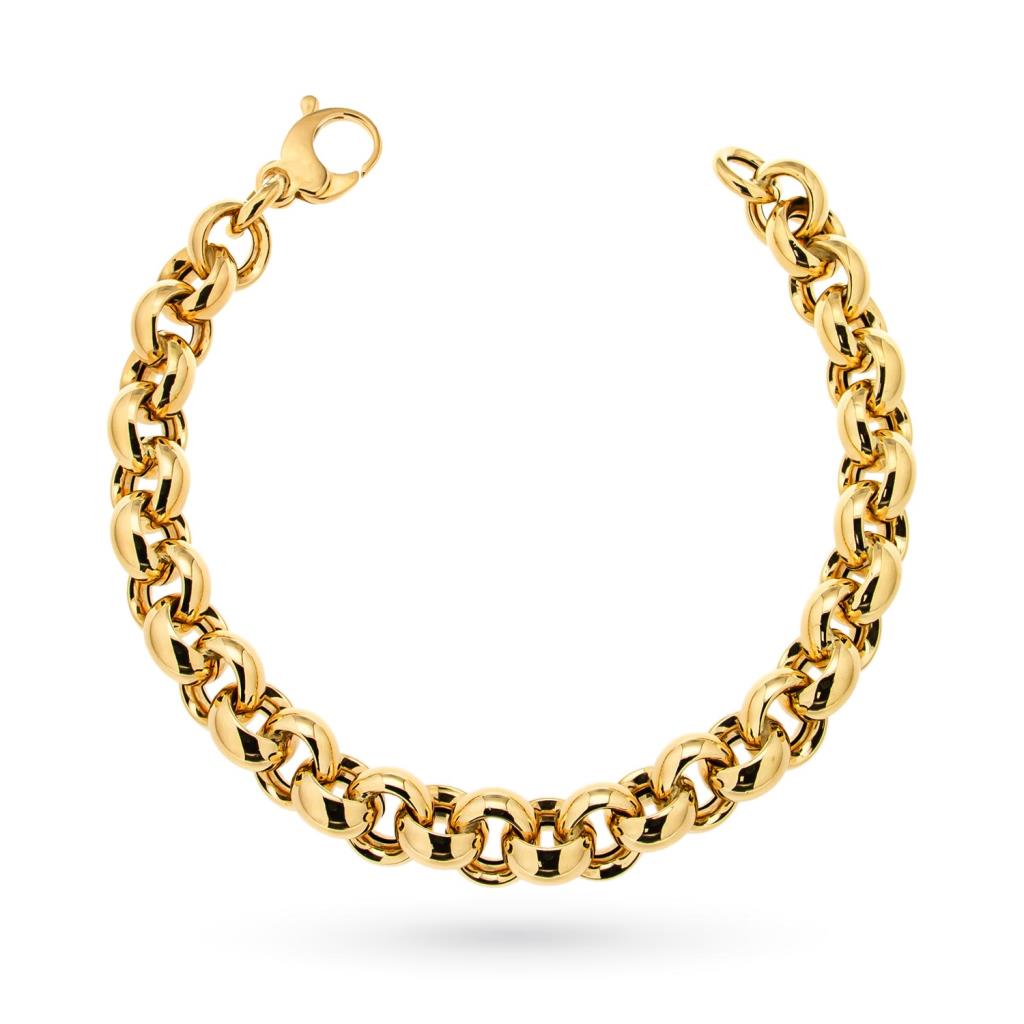 Rolò chain bracelet in 18kt yellow gold - UNBRANDED