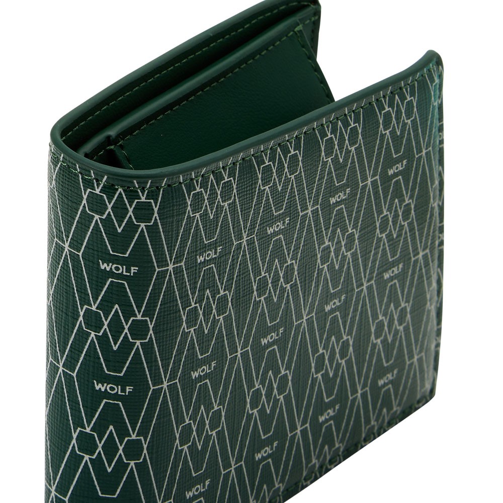 Wolf Billfold and Coin Wallet - Green - WOLF