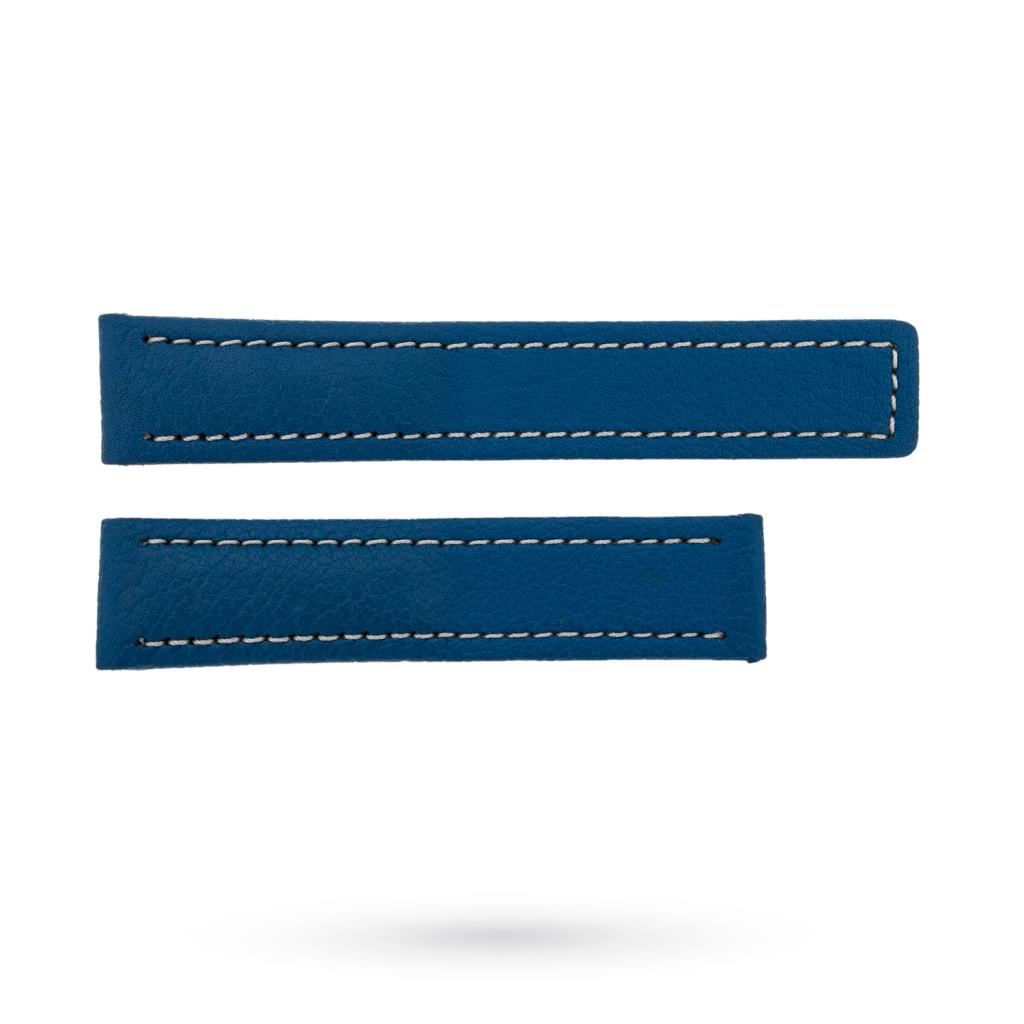 Cinturino originale Tag Heuer blu pelle blu 18-17mm - TAG HEUER