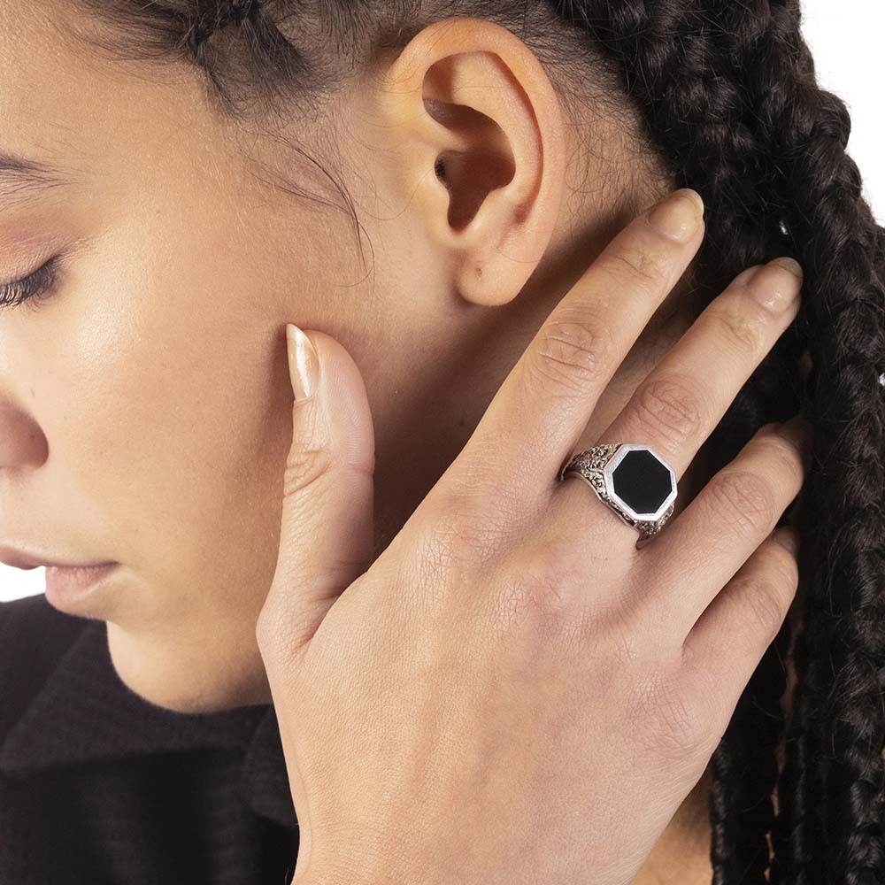  Chevalier Romeo argento brunito lucido Nove25 - NOVE25