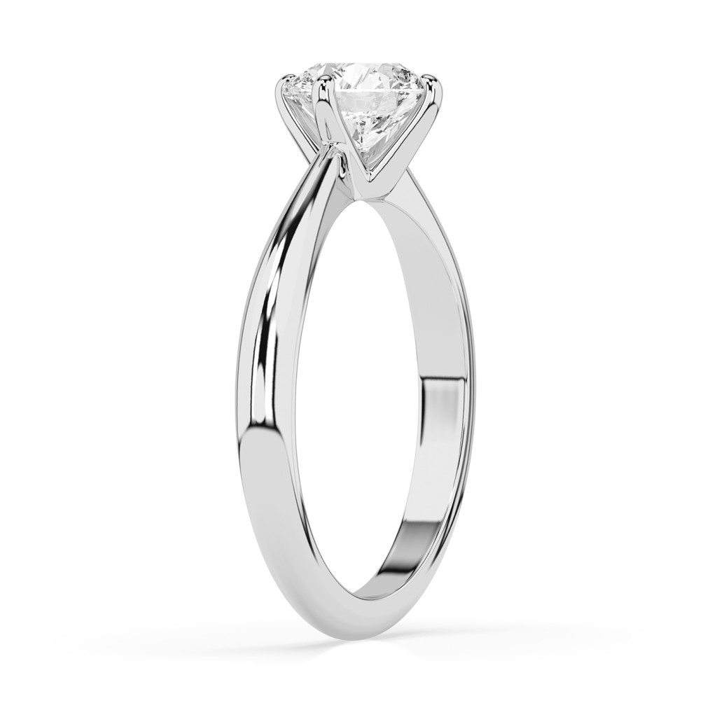  Solitaire white gold ring with ~0.7 carat Lab-Grown diamond - AMA