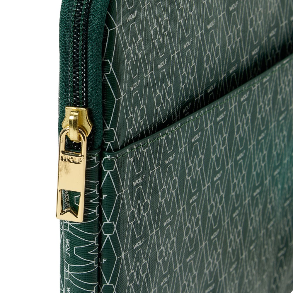  Wolf Laptop Zip Case - Green - WOLF