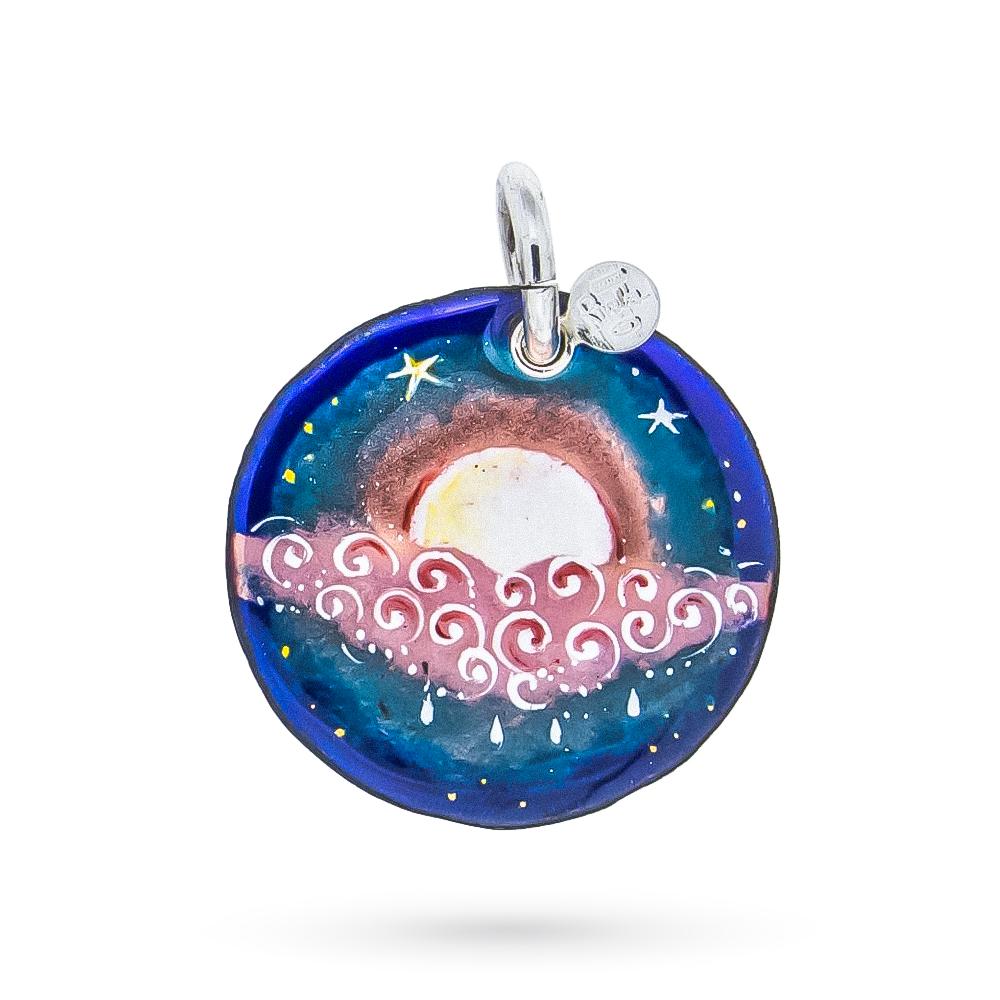 Ciondolo Gabriella Rivalta Plenilunio Maxi rame argento - GABRIELLA RIVALTA