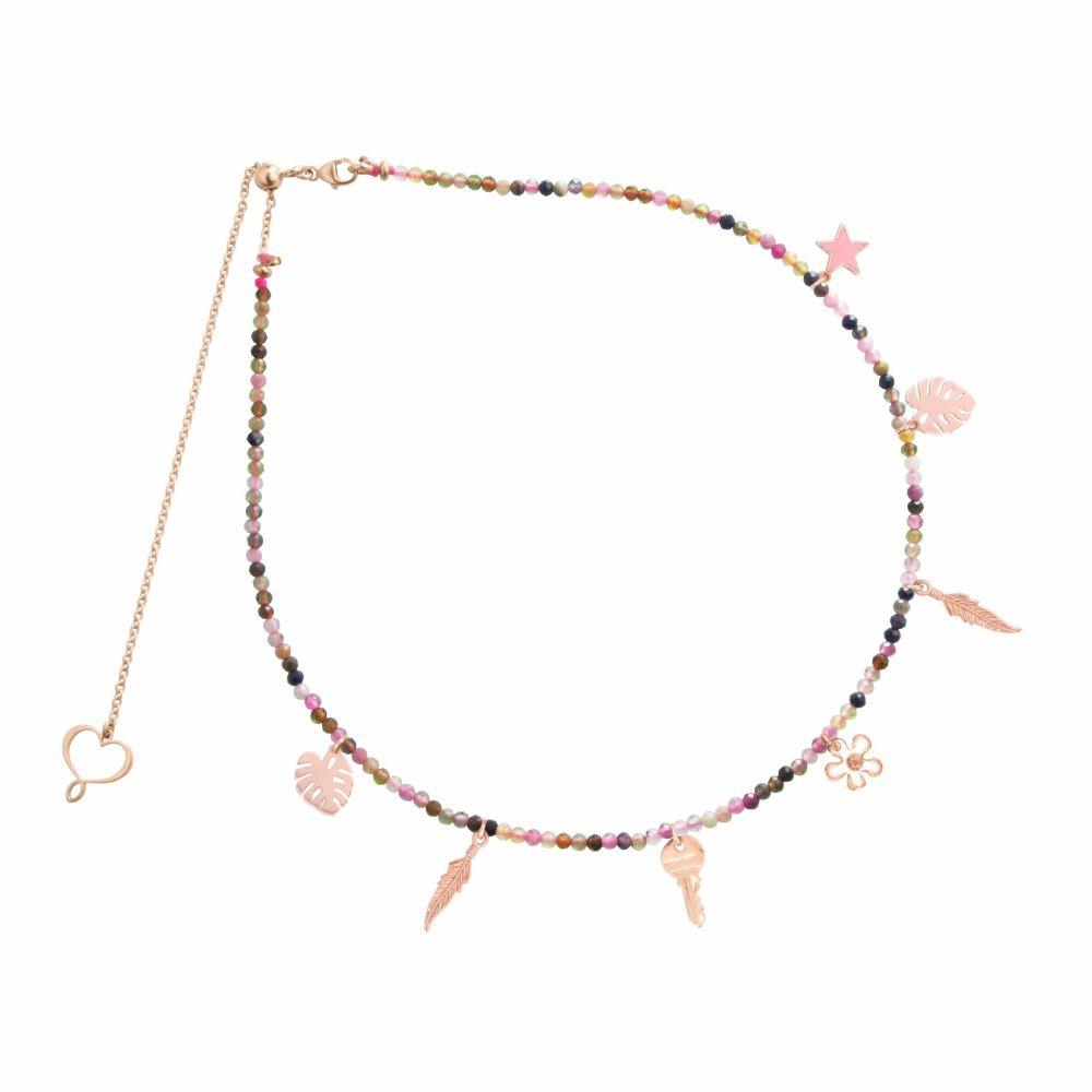 Girocollo tormaline multicolor Maman et Sophie GHISF2TMP - MAMAN ET SOPHIE