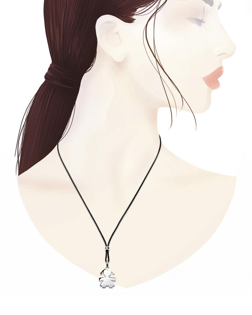  leBebe pendant LBB004 Classic white gold girl h1,90 cm - LE BEBE