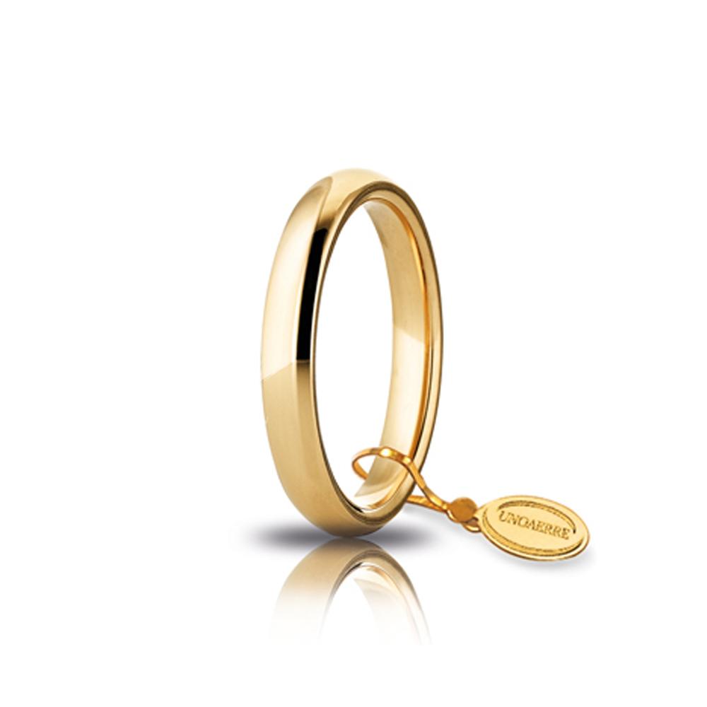 Fede Comoda mm 3,5 in oro giallo misura 22 - UNOAERRE