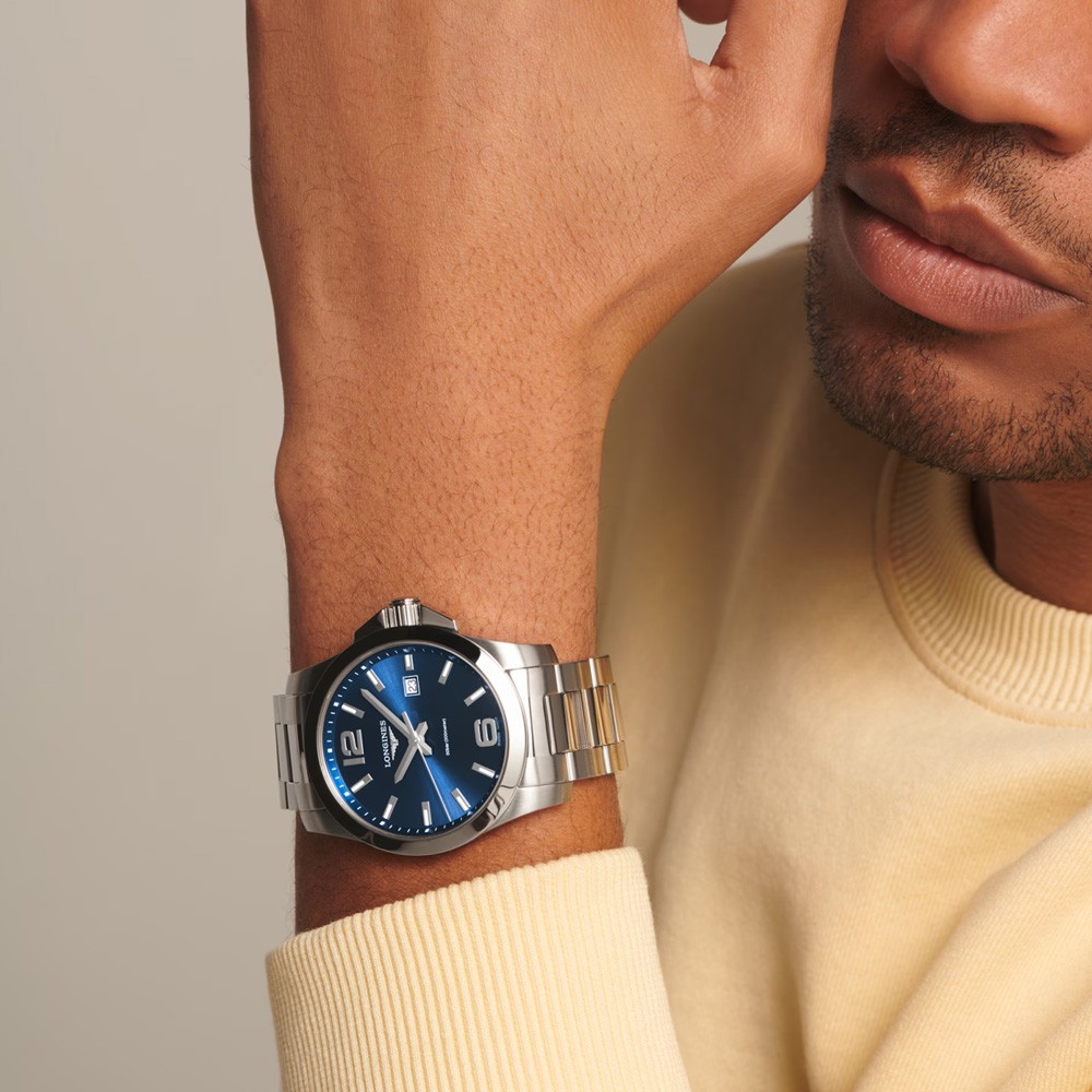 Longines Conquest L3.760.4.96.6 Al Quarzo 43&nbsp;mm - LONGINES