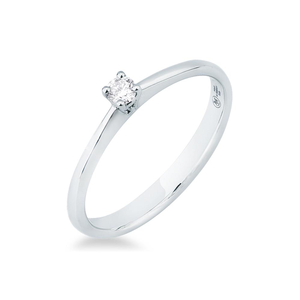 Anello solitario 4 griff diamante 0,08ct Mirco Visconti - MIRCO VISCONTI