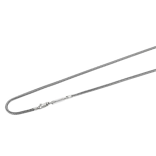 Collana uomo in argento 925 con catena coda di volpe - UNOAERRE