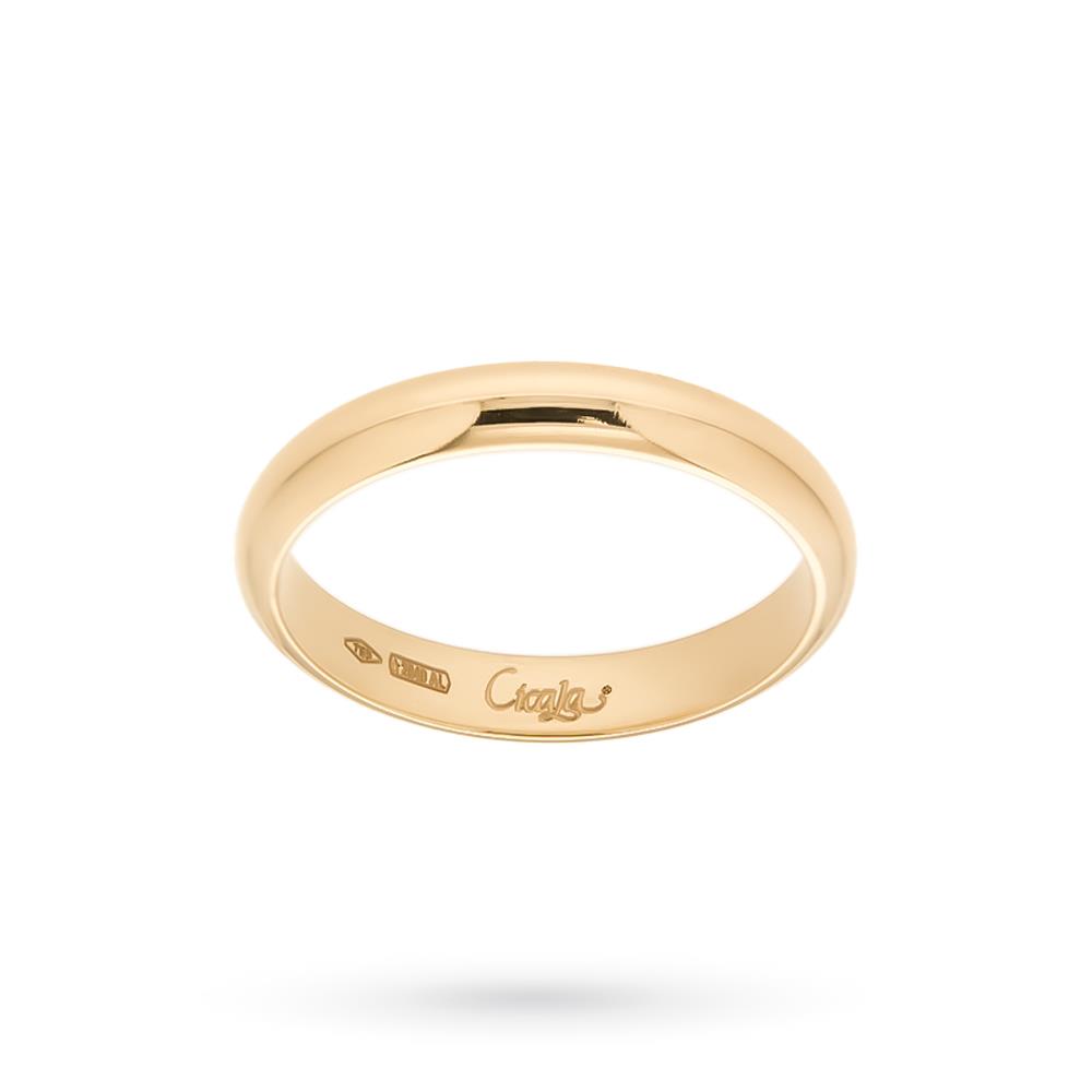 Cicala handcrafted classic wedding ring in 18kt yellow gold - CICALA