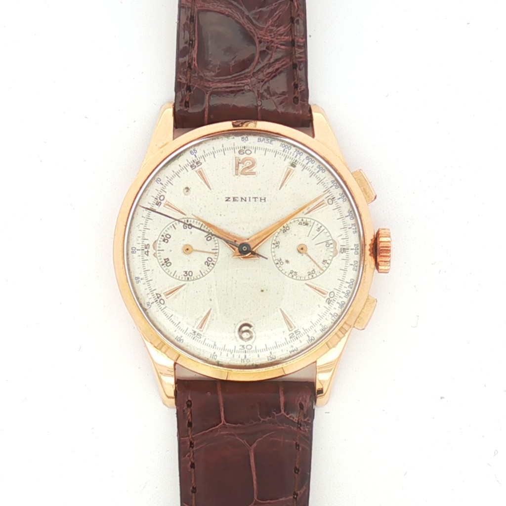 Zenith Oro rosa 18kt Manuale Silver 38 mm - ZENITH