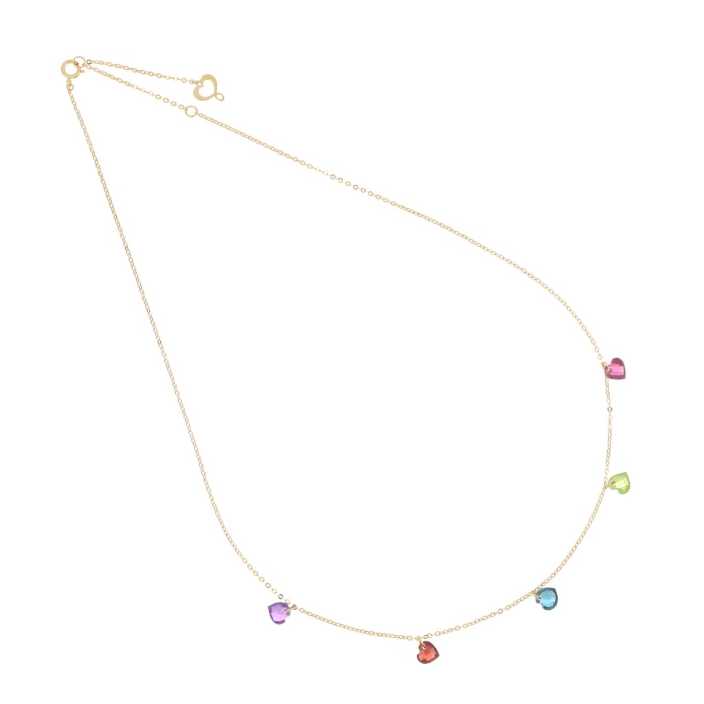 Maman et Sophie GCCUNMX Nude Heart Choker 18kt Yellow Gold - MAMAN ET SOPHIE