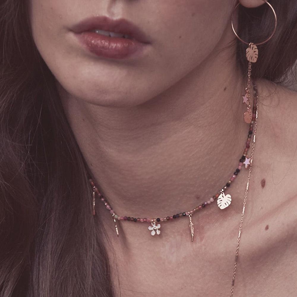  Girocollo tormaline multicolor Maman et Sophie GHISF2TMP - MAMAN ET SOPHIE