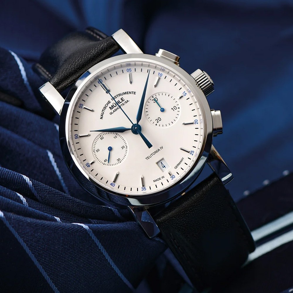  Muhle Glashutte Teutonia IV Chronograph M1-44-35-LB 39,0 mm - MUHLE-GLASHUTTE