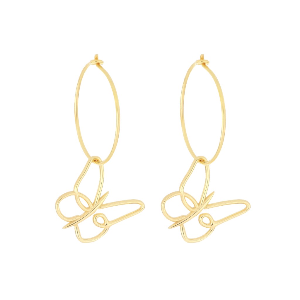 Coppia orecchini Maman et Sophie ORYOU21FA argento 925 dorato - MAMAN ET SOPHIE