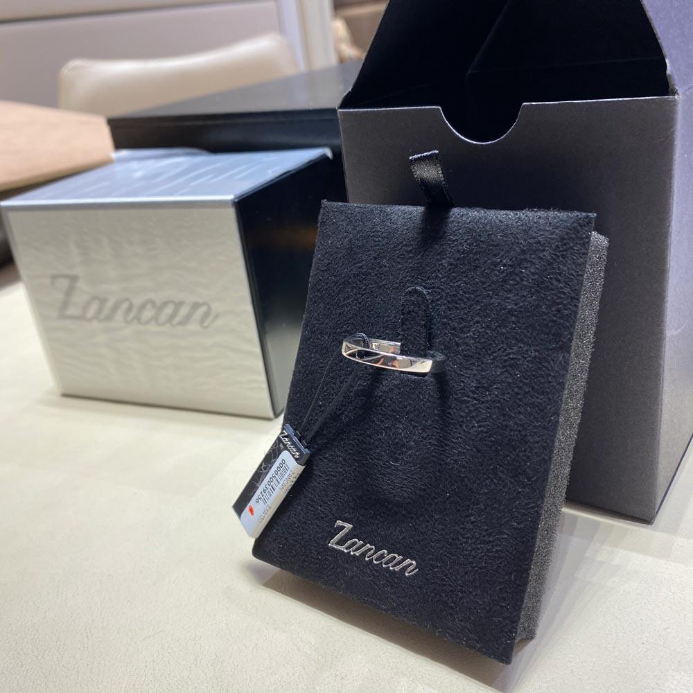  Anello argento 925 pietra nera - ZANCAN