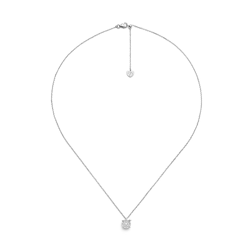  Girocollo punto luce multipietra griff cuore 0,23 ct - PER DIRTI CHE