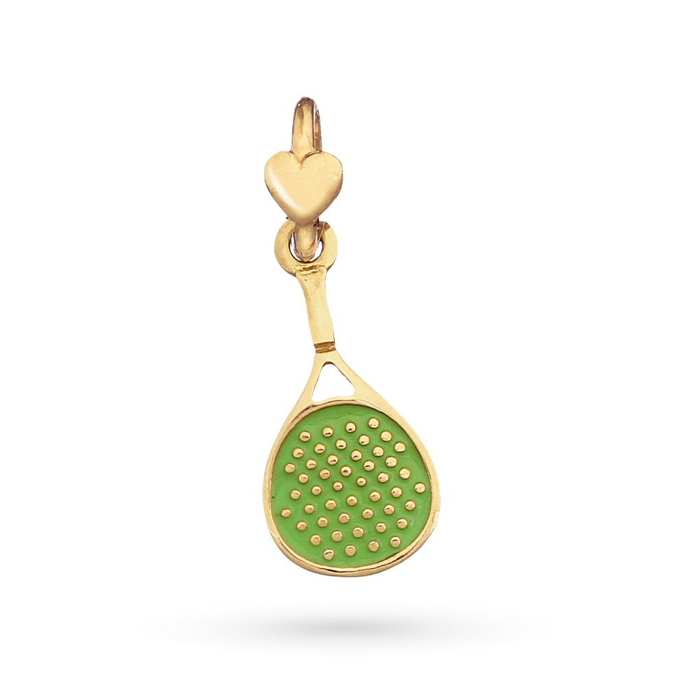 Ciondolo Padel Dodo Mariani in oro giallo 9kt - DODO MARIANI