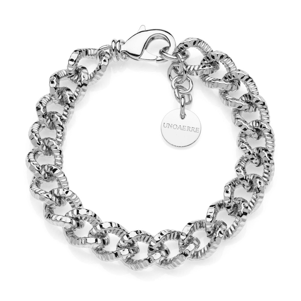 Bracciale Unoaerre 2204 Groumette diamantato - UNOAERRE