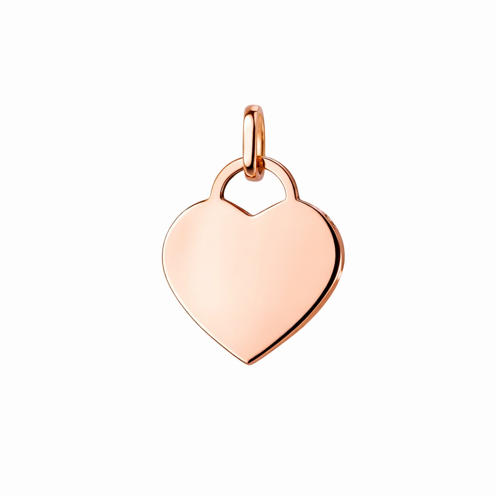 Ciondolo a cuore su lastra d