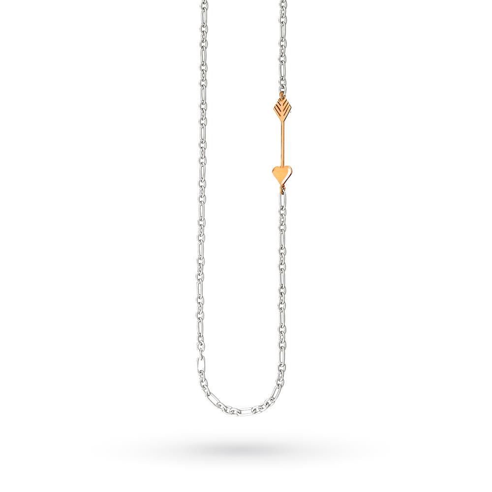 Girocollo argento freccia oro rosa Dodo Mariani FG1KR - DODO MARIANI