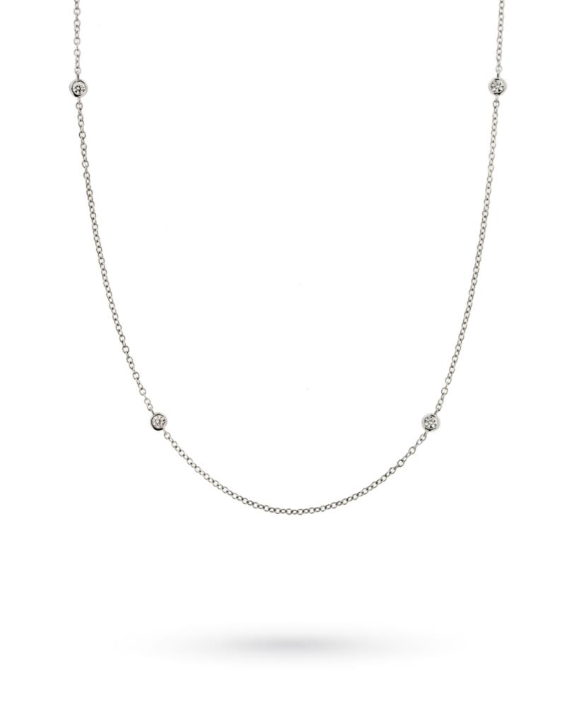 Girocollo oro bianco rol&ograve; diamanti 0,32ct Mirco Visconti - MIRCO VISCONTI
