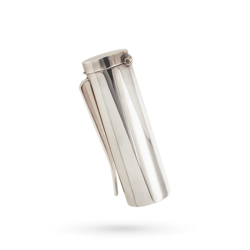 Portapillole cilindrico argento 925 - LUSSO ITALIANO