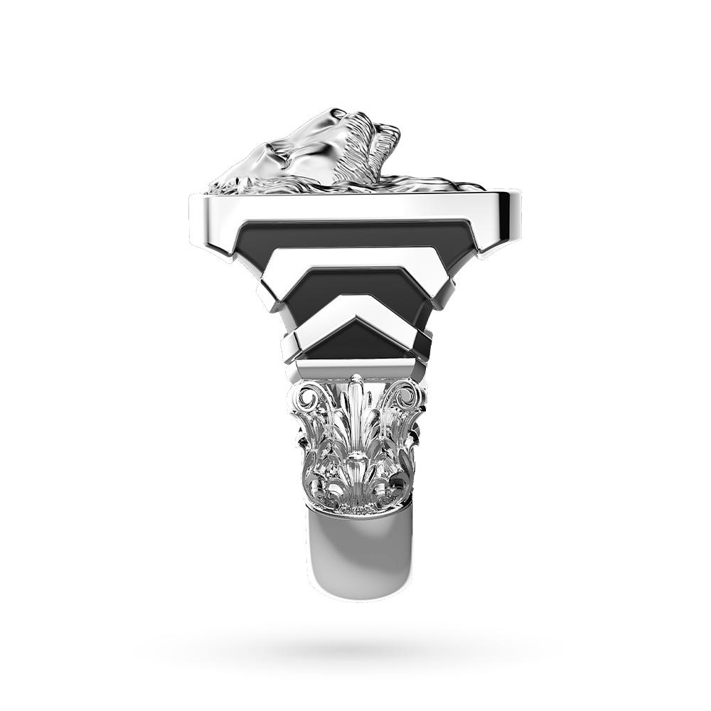  Anello testa Leone argento San Lorenzo Genova - Misura 24 - CICALA