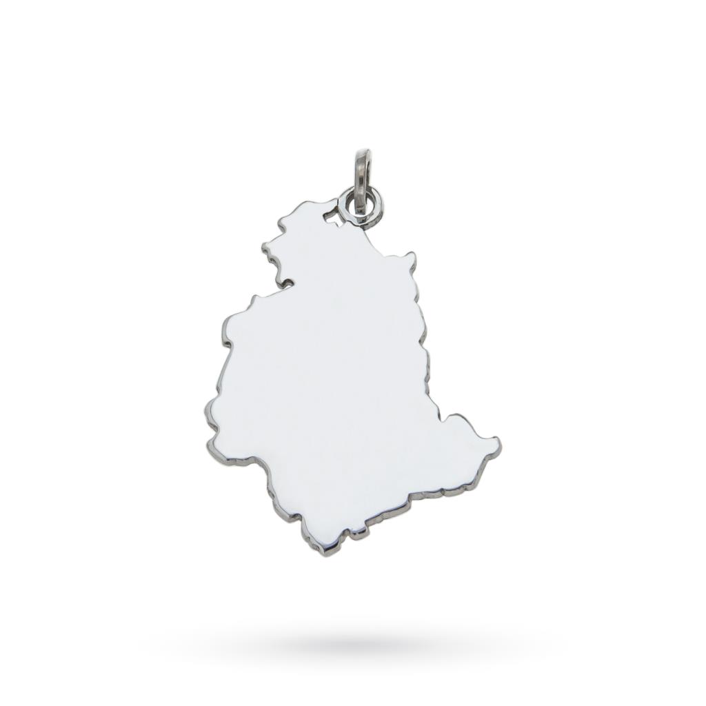Umbria region pendant in 925 silver - CICALA