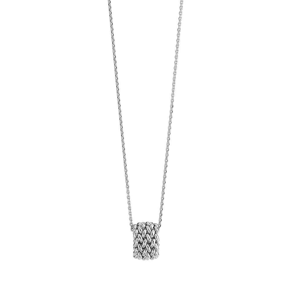 Collana Unoaerre 5882 in argento rodiato Chicco 45 cm - UNOAERRE