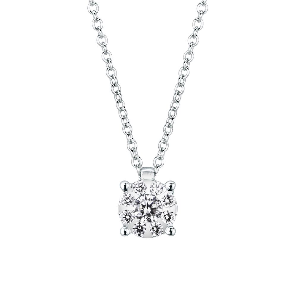  Necklace multistone solitaire diamonds 0,25 ct Mirco Visconti - MIRCO VISCONTI