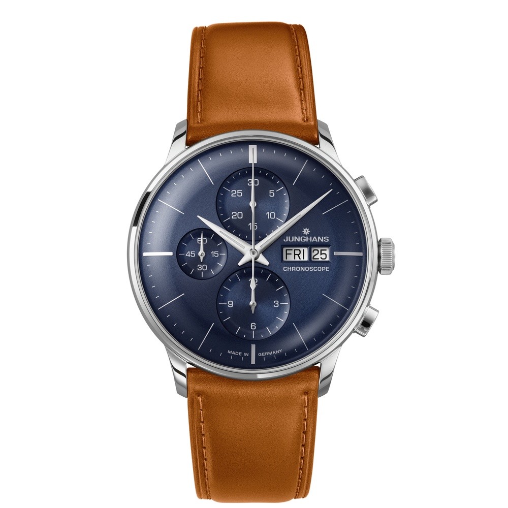 Junghans Meister Chronoscope 27-4526.02 Blu 40,7 mm - JUNGHANS