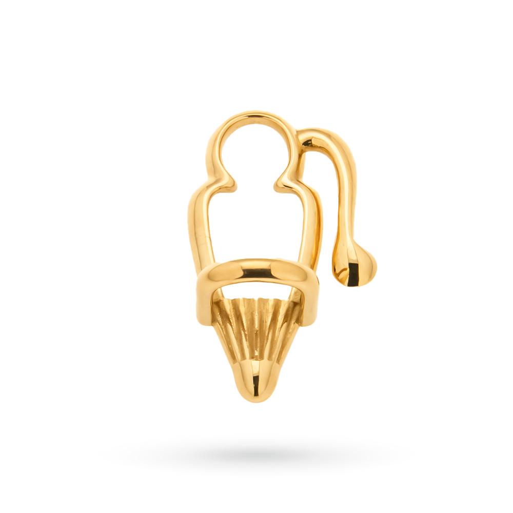 WithThee glasses holder in 18kt yellow gold - CICALA