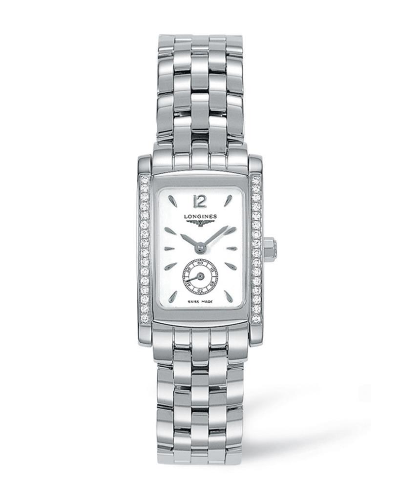 Longines DolceVita watch stainless steel and diamonds - LONGINES