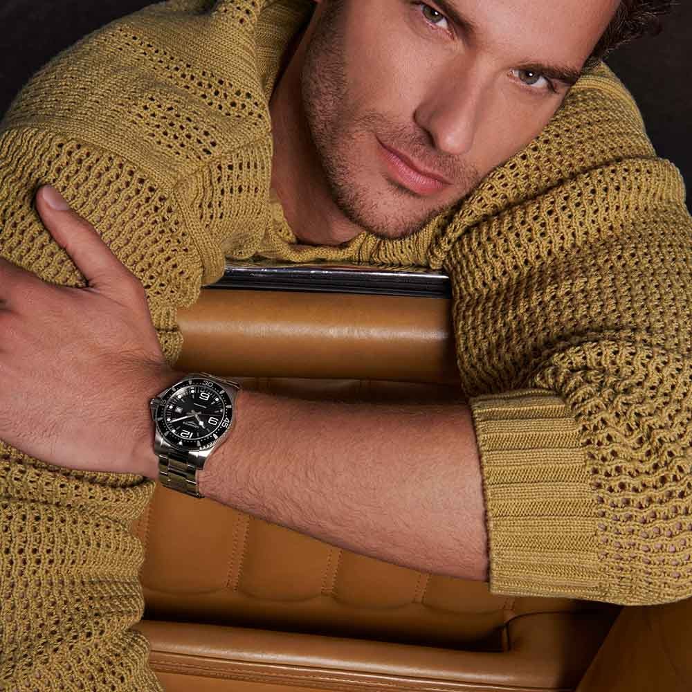  Longines Hydroconquest L3.840.4.56.6 Al Quarzo 44 mm - LONGINES