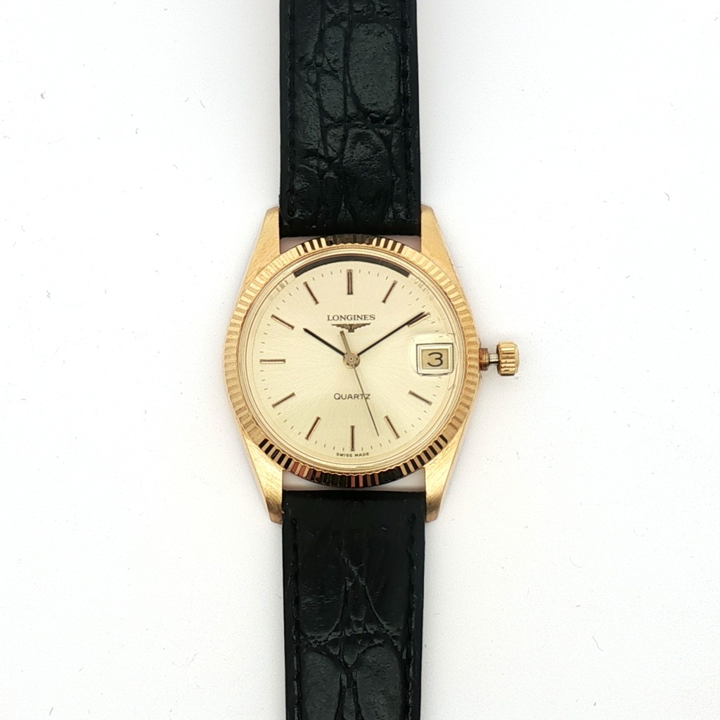 Longines 44937.908 Oro giallo 18kt Al Quarzo Dorato 33 mm - LONGINES