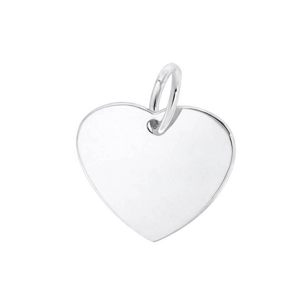 Ciondolo a forma di cuore su lastra d