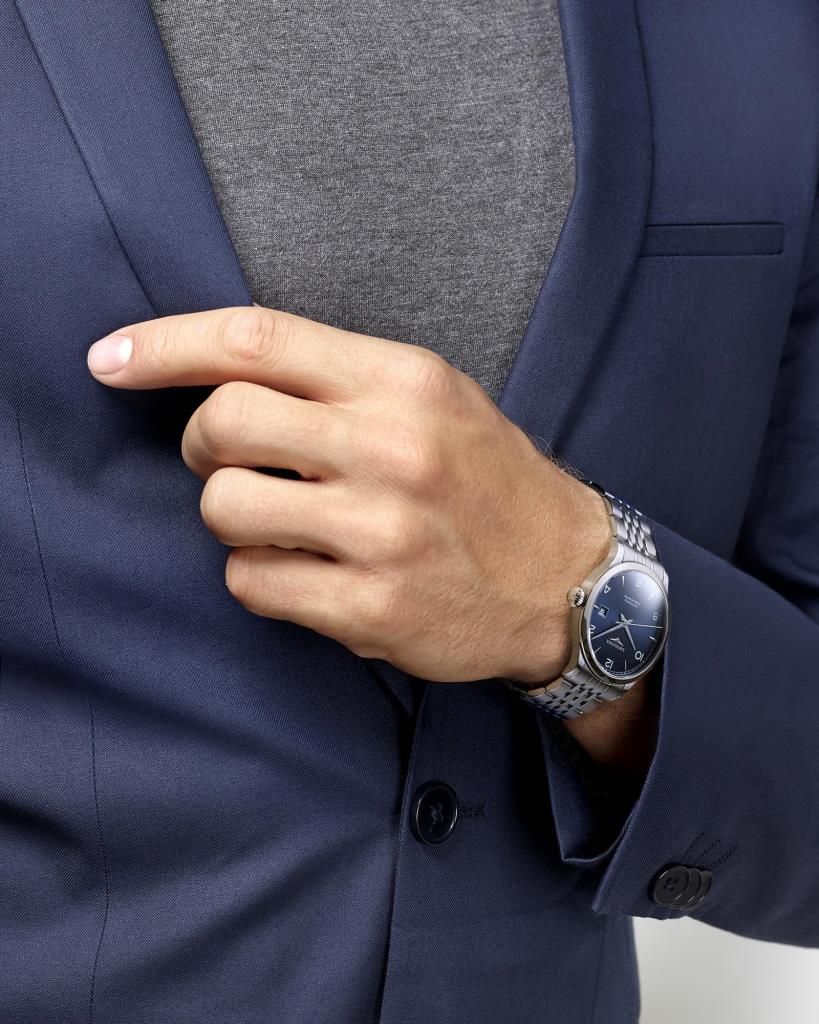  Longines Record L2.821.4.96.6 Automatic 40.00 mm - LONGINES