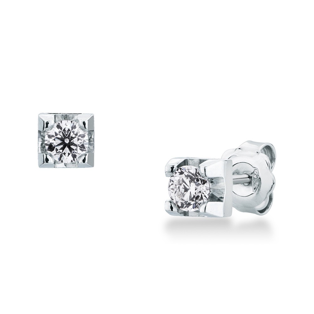 Orecchini punto luce 4 punte con diamanti ~0,60ct totali - MIRCO VISCONTI