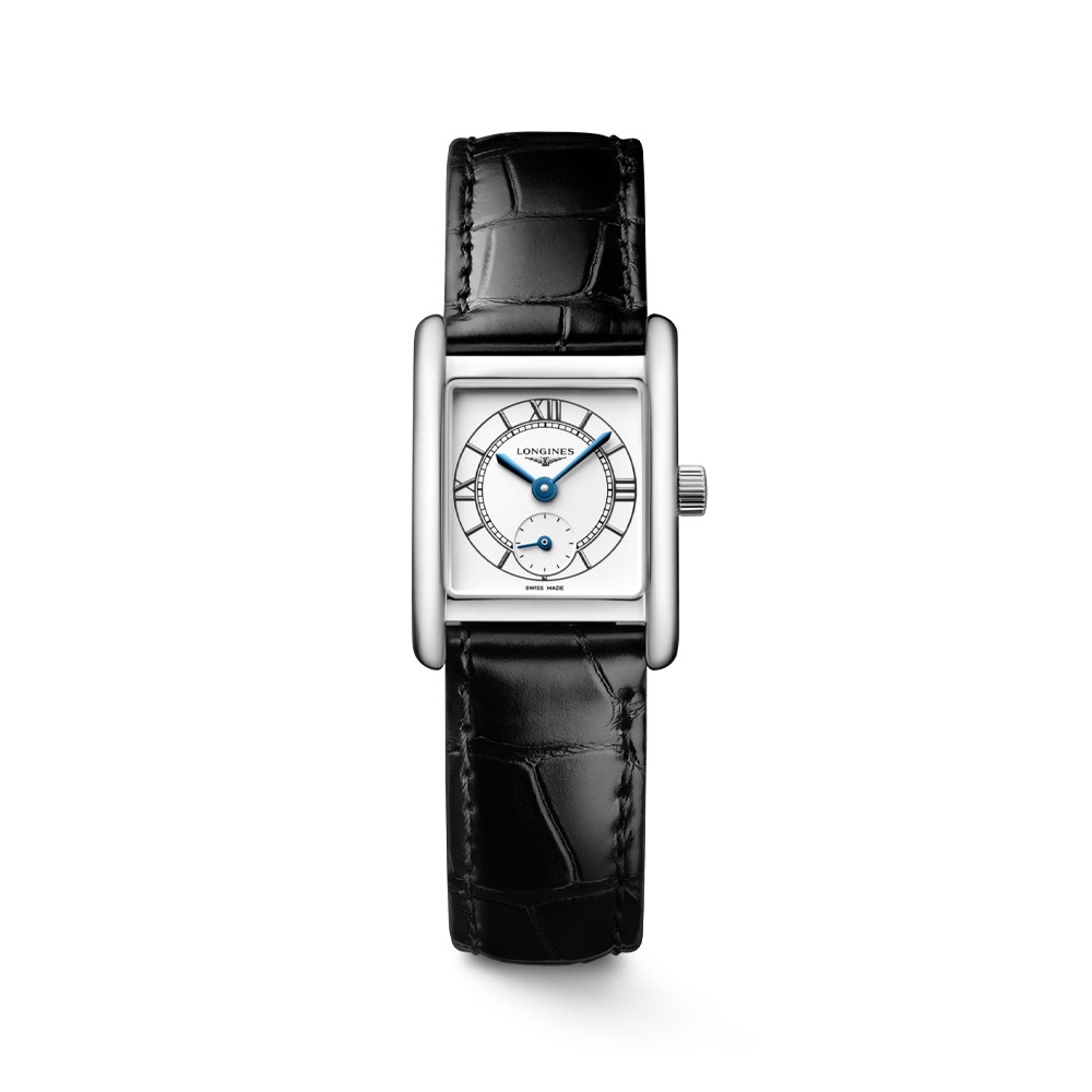 Orologio longines dolcevita mini rettangolare nero
