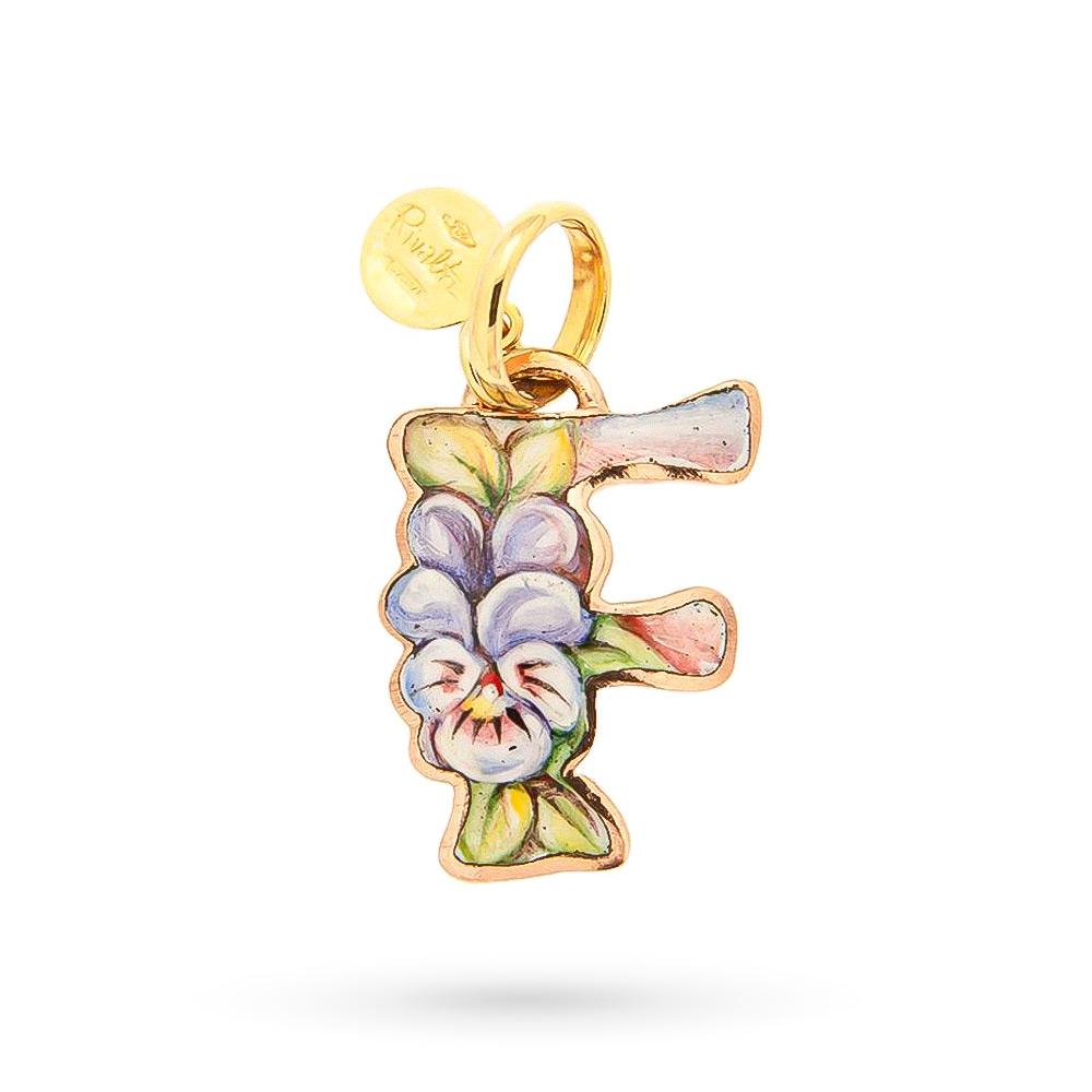 Ciondolo Iniziale F Gabriella Rivalta Violette - GABRIELLA RIVALTA