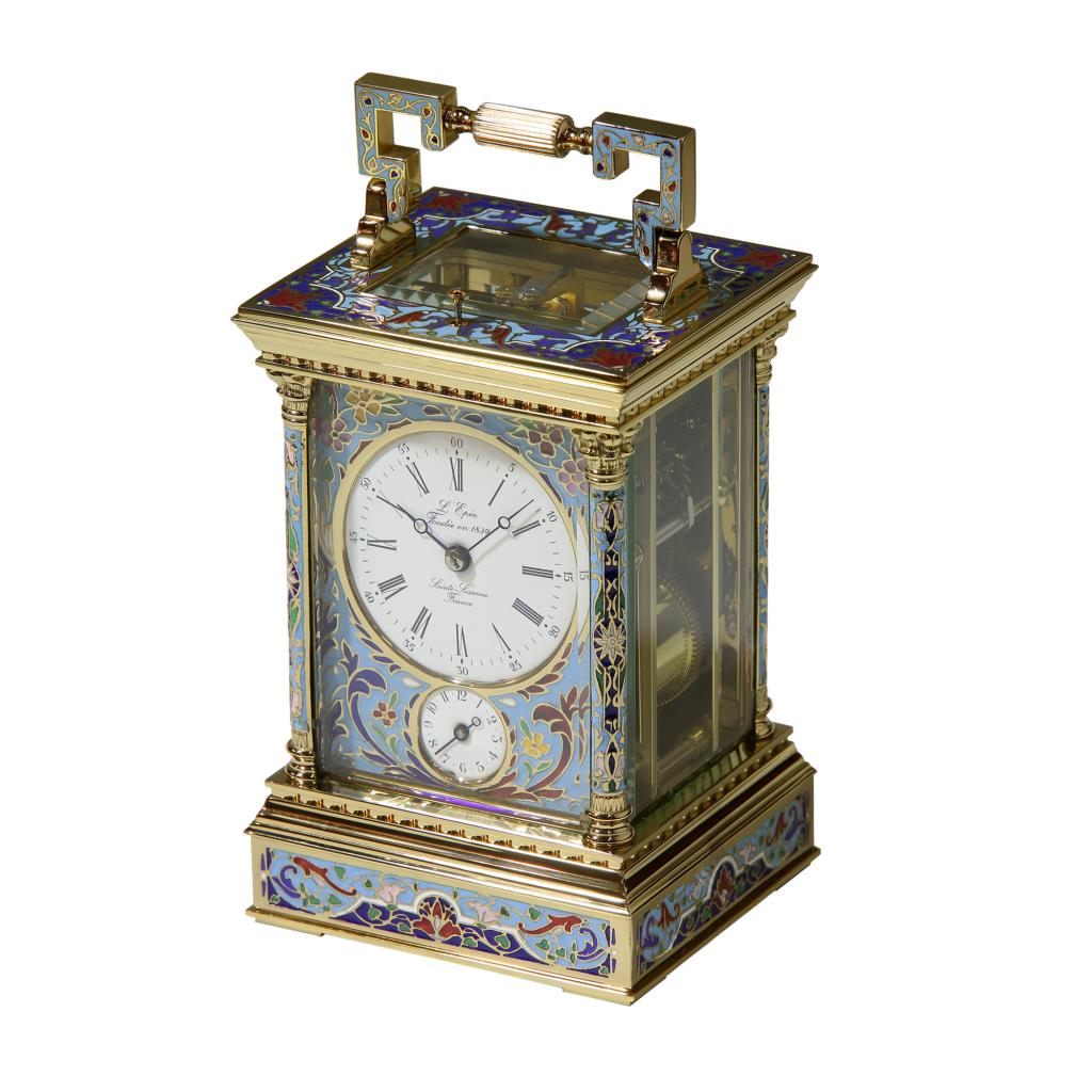 Carriage clock L'Epee La Venitienne made of brass - L