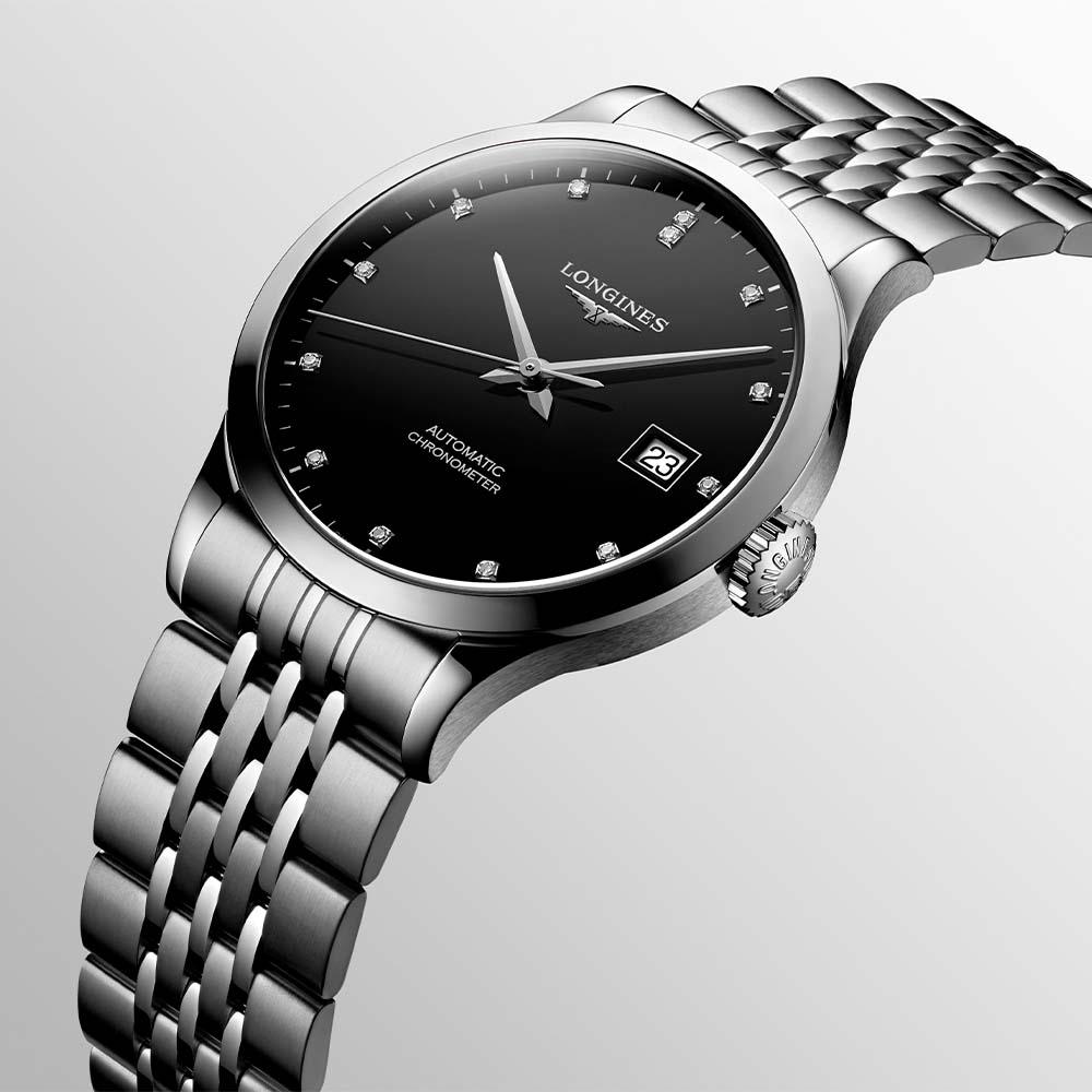  Longines Record L2.820.4.57.6 Automatic 38.50 mm - LONGINES