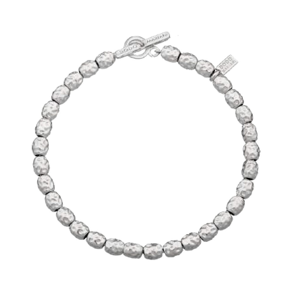 Bracciale Dodo Mariani Ovo Rock Martellato argento - DODO MARIANI